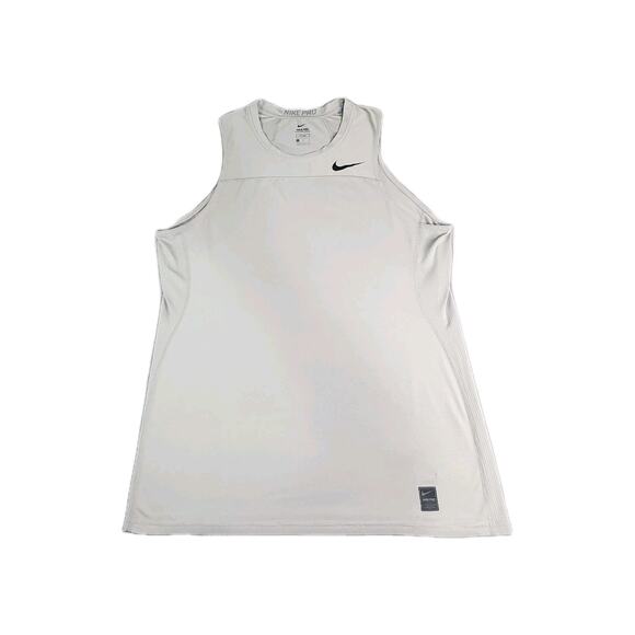 Nike Other - Nike Shirt Mens Sz XL Gray Fitted Hypercool Pro Dri FIT Gym Workout Tank Top C14